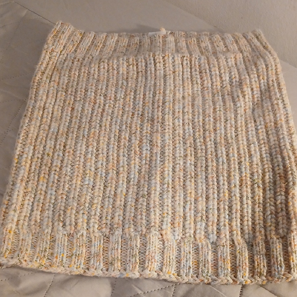 GAP Tan Ribbed Mini Pencil Skirt Resort Wear